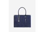 Sac cabas ming l en suède marine bleu