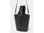 Sac Sophie Noir en Cuir De Veau