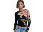T-Shirt À Manches Longues En Maille – Femme
