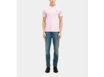 Polo Manches Courtes Col Officier Broderie Tk pale pink