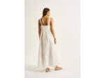 Robe longue brodée