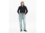 Blouson avec boutons devant navy