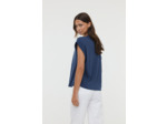 T-shirt sans manche graph et broderie « Dolce Vita »