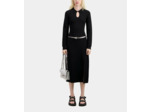 Robe Longue Et Decoupe Goutte black