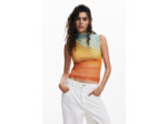 T-Shirt Sans Manches En Maille – Femme