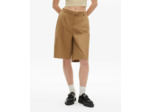 Bermuda uni en coton brown