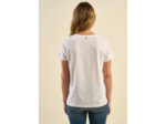 Tee-shirt col V en coton