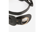 Ceinture en cuir large black