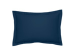 Taie d'oreiller Harmonie Satin de coton coloris Marine