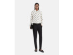 Chemise manche longue a pois white / black