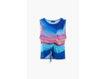 T-Shirt Sans Manches En Maille – Femme