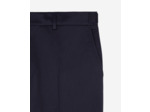 Pantalon large avec bouton au dos dark navy