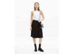 Jupe midi plissee black