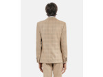 Veste de costume large 2 boutons beige-brown
