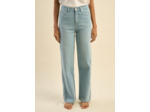 Jean large taille haute