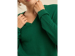 Pull en 100% cachemire à Col V