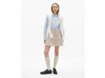 Mini jupe plissee lila