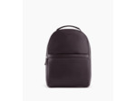 Sac à dos zippé Charles en cuir grainé