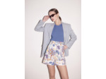 Short Shelby Bleu en Coton