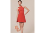 Jupe Jasmin Corail en Polyester