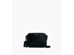 Sac bandoulière moyen modèle Romy en cuir grainé et lisse