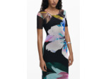 Robe À Manches Courtes En Maille – Femme