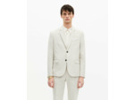 Veste de costume droite classique 2 boutons ecru