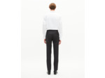 Pantalon de costume ajusté à carreaux en laine noir black