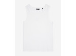 Débardeur avec broderie blason blanc white