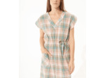 Robe carreau rose