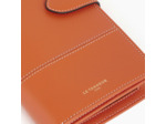 Porte chéquier Juliette en cuir grainé