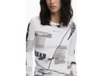 T-Shirt À Manches Longues En Maille – Femme