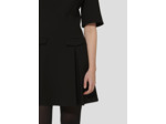 Robe Riyu Noir en Polyester Recyclé