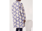 Manteau bleu indigo