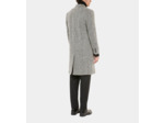 Manteau Long Chevron Noir Et Blanc black white