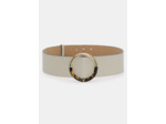 Ceinture Lauren Craie en Cuir De Vachette