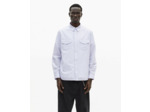 Chemise a manches longues rayee blue white