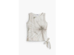 T-Shirt Sans Manches En Maille – Femme