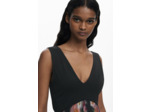 Robe Sans Manches En Tissu – Femme