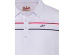 Polo en jersey avec liserés contrastés