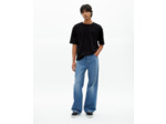 T-shirt mixte large uni noir black