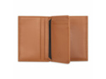 Le cuir lisse portefeuille 3v