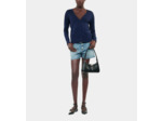 Cardigan En Laine Bleu Marine navy