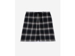 Short a carreaux black grey white