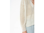 Cardigan ecru
