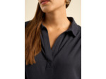 Tee-shirt large avec col polo
