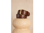 Ceinture matelassée en cuir NELLY