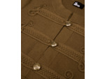 Robe details brandebourg kaki
