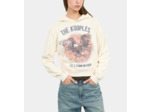 Sweatshirt À Capuche Écru ecru