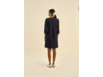 Robe courte col bijou